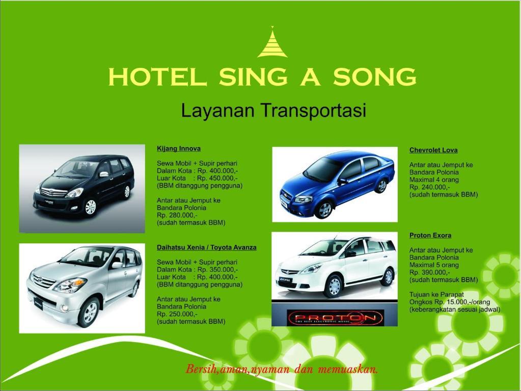 Hotel Sing A Song Pematangsiantar Exterior foto